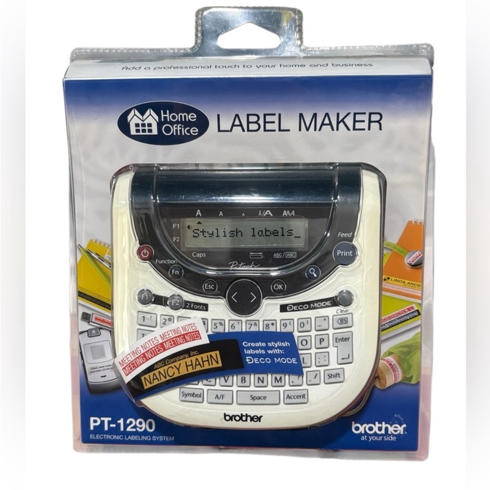 Brother PT-1290 Home & Office
Labeler Electronic Labeling System